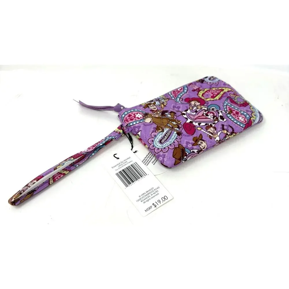 Vera Bradley Toy Story Rodeo Paisley Essential Zip Wristlet NWT Disney Pixar - Picture 4 of 11